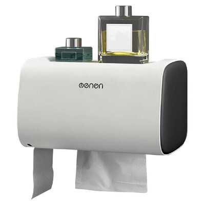 

Mengni Paper Towel Dispenser Wall Mounted No-drilling Paper Towel Holder Dispenser Bathroom Toilet Tissue Dispenser Garbage Bags D