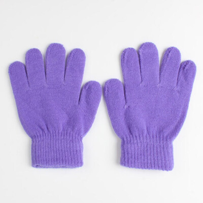 

Winter Warm Baby Gloves Children Knitted Stretch Mittens Kids Solid Girls Gloves Full Finger Glove Knitted Gloves