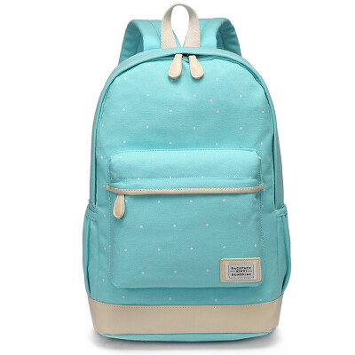 

Sen line canvas shoulder bag female Korean version of junior high school students bag girl small fresh travel backpack