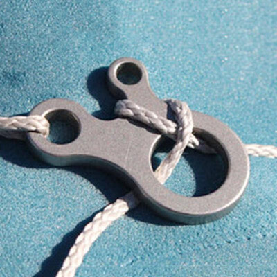 

3 Holes Stainless Steel Outdoor Equipment Fast Knot Tool