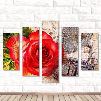 

Toponeto Full Drill DIY 5D Diamond Painting Embroidery Cross Crafts Stitch Kit Home Decor