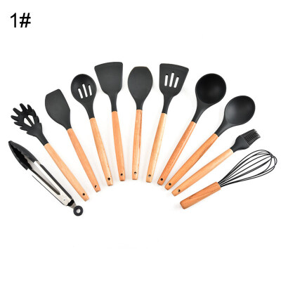 

11PcsSet Silicone Spoon Shovel Kitchen Utensils Nonstick Cooking Baking Tool