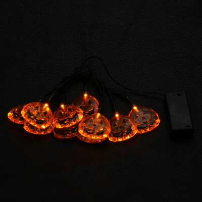 

〖Follure〗Halloween 10LED Round Pumpkin Shape String Light Decoration