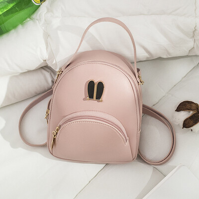 

Casual Japanese And South Korean Style Music Rabbit Eared Backpack Multi-functional Mini Backpack Shoulder WOMENS Bag Shoulder