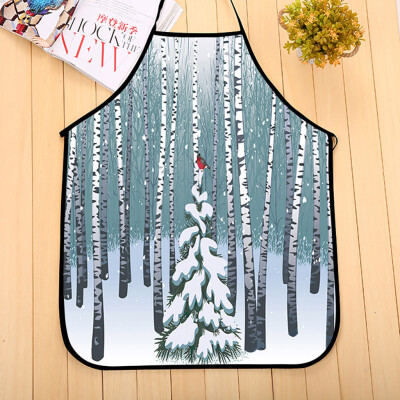 

Siaonvr Christmas Decoration Waterproof Apron Kitchen Aprons Dinner Party Apron