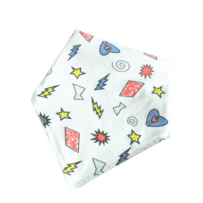 

Baby Bibs Triangle Bandana Bibs Cotton Cartoon Animal Print Baby Accessories Bib Burp Cloth