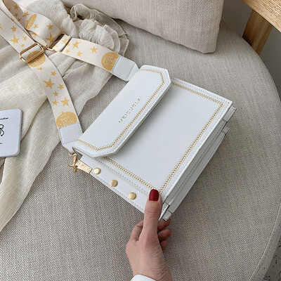 

New small bag handbags new 2019 Korean version of the tide simple texture shoulder bag fashion wild diagonal small square bag
