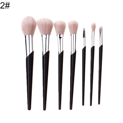 

7Pcs Plastic Handle Makeup Brushes Foundation Blush Cosmetic Tools Applicators