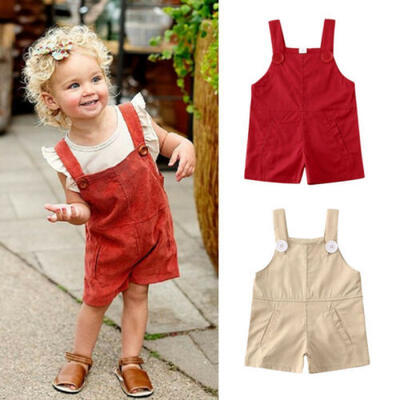 

Newborn Kid Baby Girl Boy Romper Jumpsuit Overalls Bib Pants Outfit Clothes