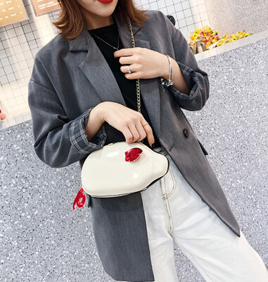 

Tailored Women Spring And Summer Fashion Patent leather Candy Color Cartoon Bag Messenger