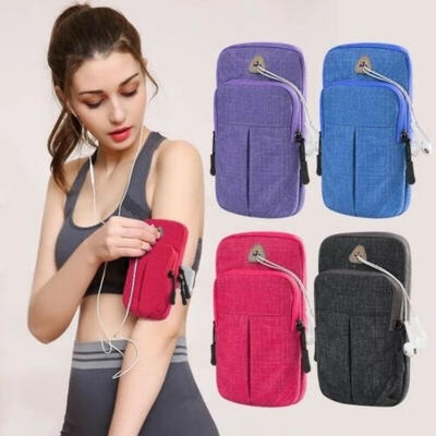 

Sports Arm Band Mobile Phone Holder Bag Running Jogging Gym Exercise Armband Bag