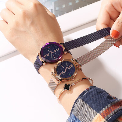 

Womens watch magnet watch female star Korean version of the simple trend waterproof