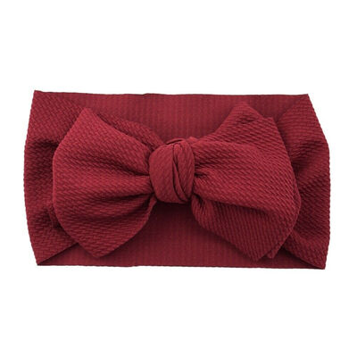 

Baby Toddler Kids Girl Large Bow Headband Hair Band Headwear Head Wrap Cotton