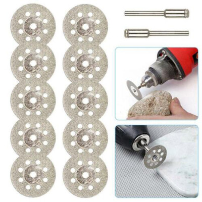 

Siaonvr 10PCS Diamond Cutting Wheel Saw Blades Cut Off Discs Set Rotary Tool Replacement