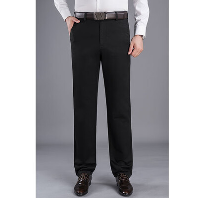 

WENGUANGUO autumn&winter thick section cotton casual pants men straight high waist loose pants 7963