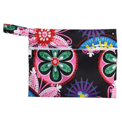 

Greensen 1PC Washable Wet Bag Pouch For Reusable Mama Cloth Menstrual Sanitary Maternity Pads 10 Colors Nappy Bag Mama Pads Bag