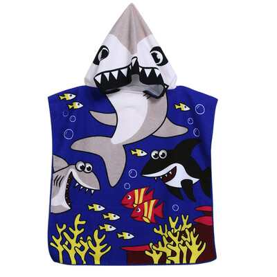 

Kids Boys Girls Children Hooded Bath Towel Cloak Beach Swimming Towels