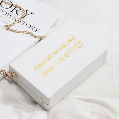 

Chain bag woman 2019 new Korean version tide hundred box small square bag retro single shoulder oblique satchel bag
