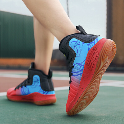 

Mens high to help large size basketball shoes shock absorption non-slip wear-resistant boots casual outdoor sports shoes