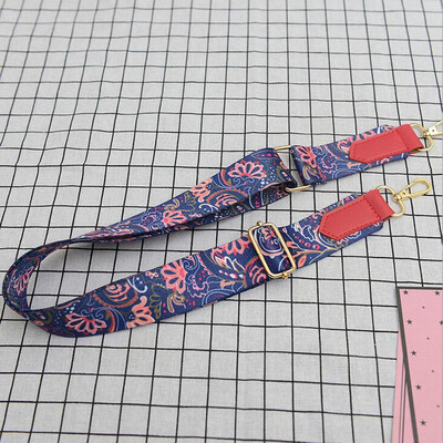 

Tailored Women Lady Colorful Cotton Boho Chain Rivet Strap Belt for Shoulder Bag Handbag
