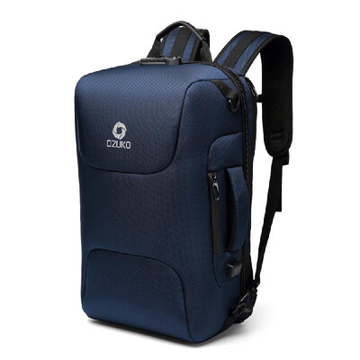 

OZUKO Portable Outdoor Large Capacity Multi-Function Man Backpack USB Business Laptop Waterproof Anti-Theft Travel Backpack