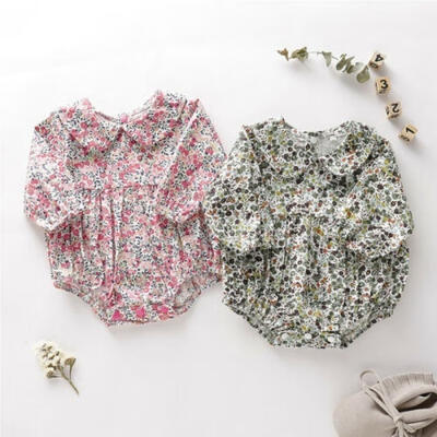 

Newborn Infant Baby Girls Long Sleeve Floral Romper Bodysuit Jumpsuit Clothes