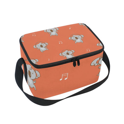 

Lunch Box Insulated Lunch Bag Large Cooler Pattern With Koalas Tote Bagfor Kids Men Women