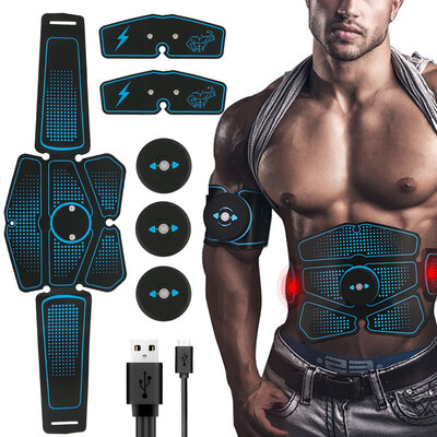

14pcs EMS Wireless Muscle Stimulator Trainer Smart Fitness Abdominal Training Hip Trainer Machine Electric Muscle Stimulator