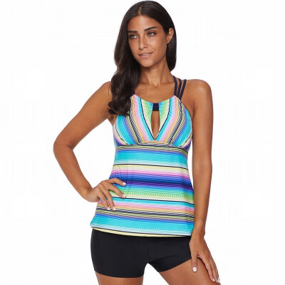 

Swimming suit split Womens Swimwear gather slim bikini