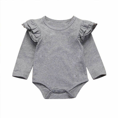 

Newborn Baby Girl Boy Solid Romper Bodysuit Outfits Jumpsuit Sunsuit Clothes