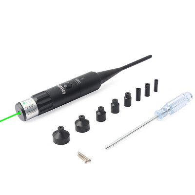

Green Dot Laser Light Bore Sighter 0177 to 050 Caliber Sighting Positioning Boresighter Kit