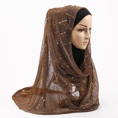 

Gobestart Muslim Hijab Head Coverings Scarf Islamic Headscarf Turkish Islam