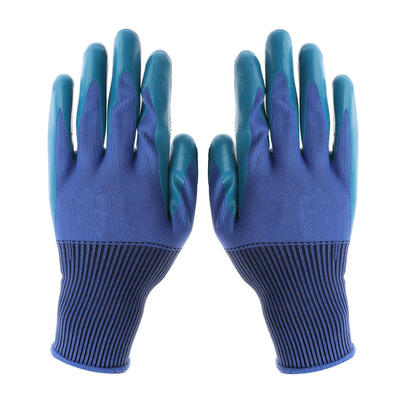 

1 Pair Acid Alkali Wear Resistant Gloves Latex Rubber Garden Work Gloves