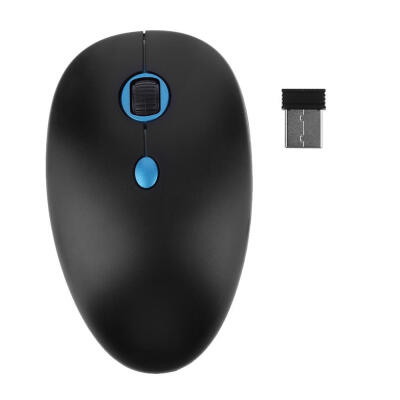 

USB Wireless 24GHz 1600DPI 4 Buttons Gaming Mouse Optical Mice for Laptop