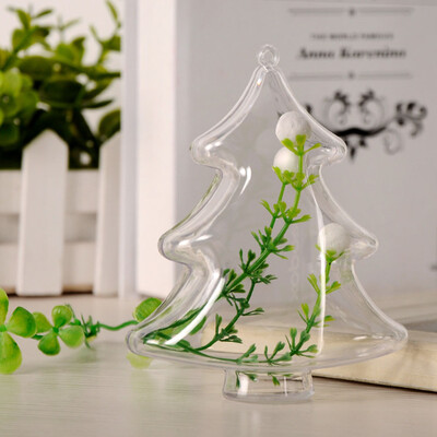 

Clear Plastic Craft Ball Acrylic Transparent Sphere Bauble Christmas Baubles 5pcs Ball Christmas Tree Decorations Ornament Gift