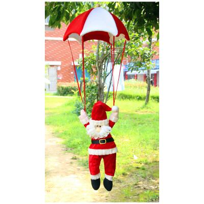 

Santa Claus Christmas Ceiling Decoration Parachute Doll Hanging Pendant Ornament