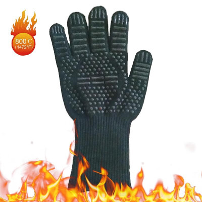 

BBQ Gloves Heat Resistant Grill Gloves Insulated Oven Mitts Non-Slip Gloves for Cooking Baking Smoker Fireplace