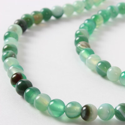 

Natural Gemstone Agate Round Bead Strands Dyed Aquamarine 4mm Hole 1mm about 92pcsstrand 1496