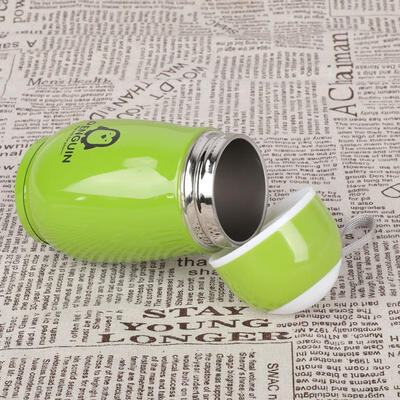 

Greensen 280ml Portable Stainless Steel Cute Cartoon Animal Water Bottle