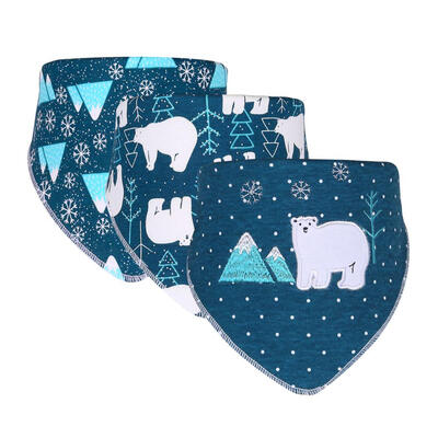 

3pcsSet Cartoon Reusable Baby Burp Bibs Triangle Adjustable Saliva Towel