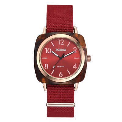 

Personality fashion ladies nylon bag watch fashion new trend features quartz watch wholesale