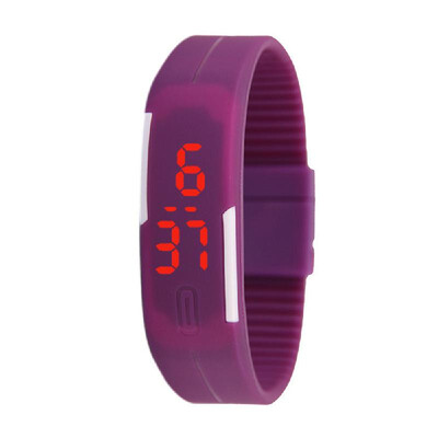 

LED Display Digital Watch Silicone Childrens Watch Digital Sport Wristwatch Birthday Party Favors Supplies Toys Gifts for Kids To