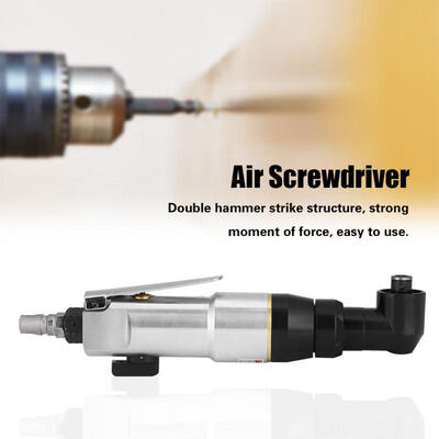 

Greensen 14" Pneumatic 90 Degree Air Screwdriver Reversible Type Industry Professional Tool