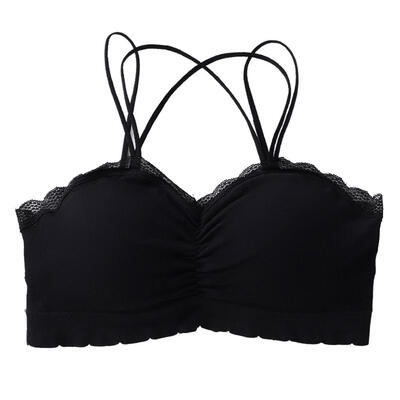

Sexy Lace Push Up Bra Solid Backless Seamless Full Cup Women Strap Lingerie