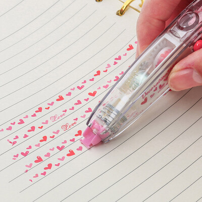

Siaonvr Creative Stationery Push Correction Tape Lace School Supplies