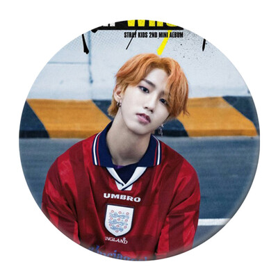 

KPOP Stray Kids New Album Same paragraph Personalized Round Badge Super Cute Bag Pendant Boys Girls Accessories Hot Gift for Fan