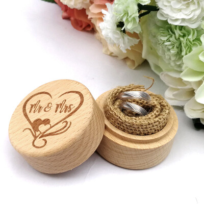 

Gobestart Ring Box Wedding Wooden Box Ring Storage Rings Organizer Wedding Party Accessory