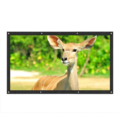 

Siaonvr Projection Screen Portable Fabric Foldable 3D HD For Home Theater Outside