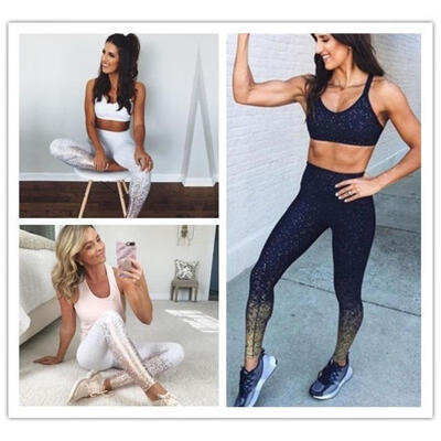 

Women High Waist Yoga Fitness Leggings Jogging Gym Stretchy Sport Pants Trousers