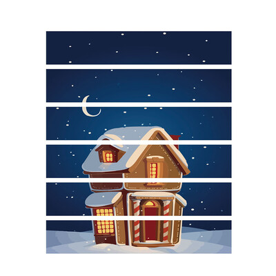 

Tailored Christmas 3D Simulation stair stickers Waterproof Wall Stickers DIY Home Decor